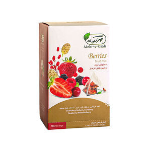 مزيج فواكه التوت، 18 كيس شاي مزيج فواكه التوت، 18 كيس شاي